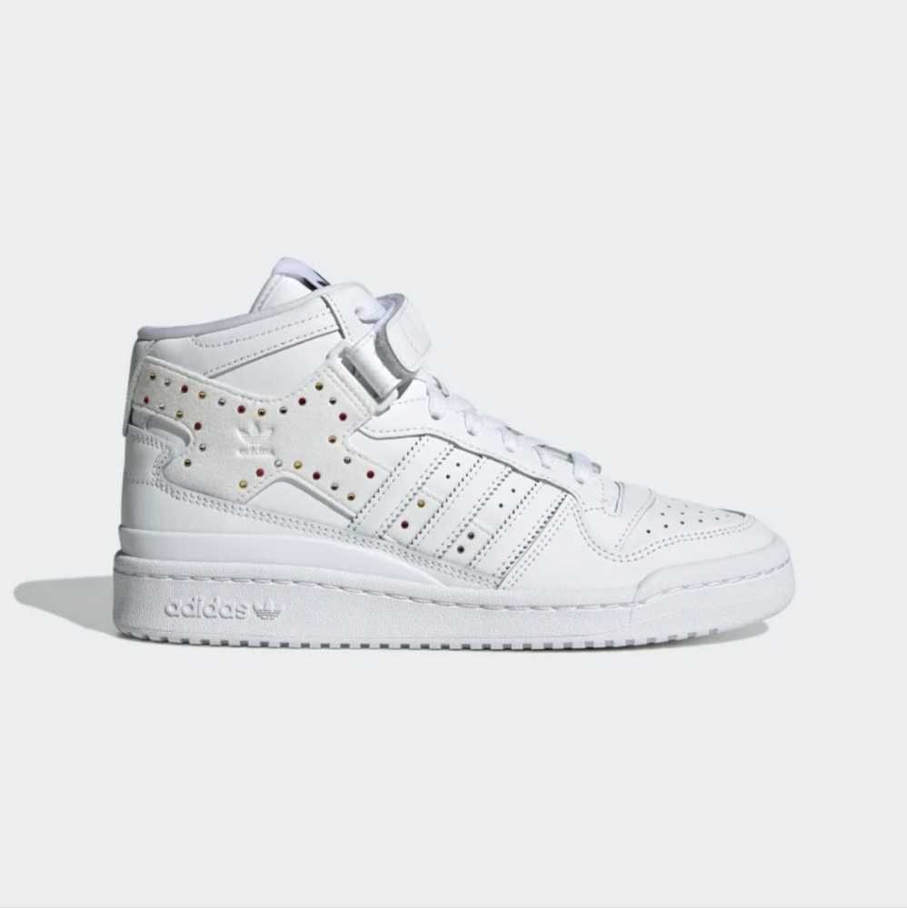 ADIDAS FORUM MID WOMEN'S SHOES, GY0819, Size US 10.5 (New in Box)